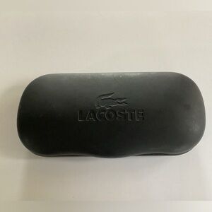 Lacoste Black Glasses Hard Case
